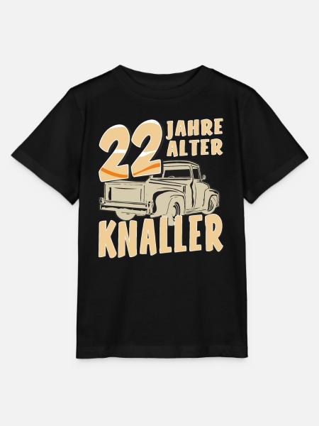 22 JAHRE ALTER KNALLER - Stanley/Stella Kinder T-Shirt MINI CREATOR - Schwarz