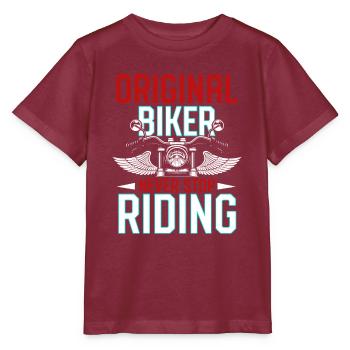 Rider - Stanley/Stella Kinder T-Shirt MINI CREATOR  - Burgunderrot - Vorne - Kain (125cm)