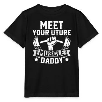 Its all about the Gains - Stanley/Stella Kinder T-Shirt MINI CREATOR  - Schwarz - Vorne - Mikhail (115cm)