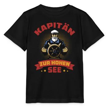 Kapitän zur hohen See - Stanley/Stella Kinder T-Shirt MINI CREATOR  - Schwarz - Vorne - Mikhail (115cm)