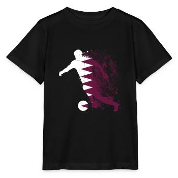 Qatar National Team World Cup - Stanley/Stella MINI CREATOR Kids’ T-Shirt - black - Front - Mikhail (115cm)