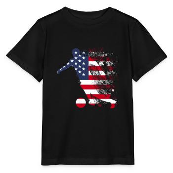 National Team USA Soccer World Cup - Stanley/Stella MINI CREATOR Kids’ T-Shirt - black - Front - Mikhail (115cm)