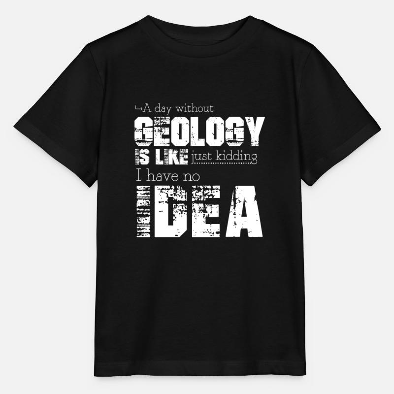 Geology - Stanley/Stella MINI CREATOR Kids’ T-Shirt - black