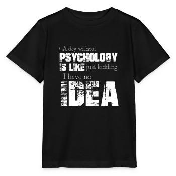Psychologie - Stanley/Stella Kinder T-Shirt MINI CREATOR  - Schwarz - Vorne - Mikhail (115cm)