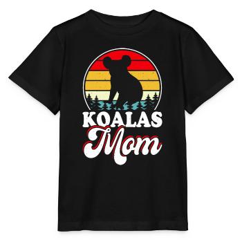 Koala Mama Muttertagsgeschenk - Stanley/Stella Kinder T-Shirt MINI CREATOR  - Schwarz - Vorne - Mikhail (115cm)