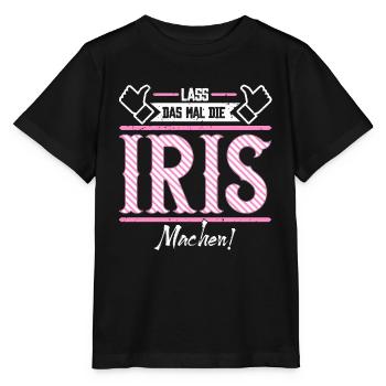 Iris Geschenkidee Geschenk Geburtstag - Stanley/Stella Kinder T-Shirt MINI CREATOR  - Schwarz - Vorne - Mikhail (115cm)