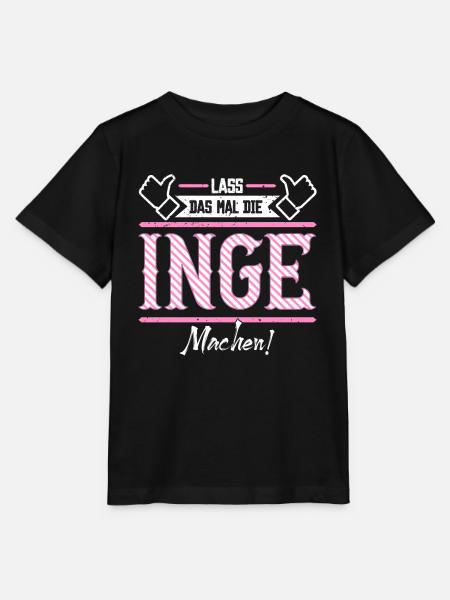 Inge Geschenkidee Geschenk Geburtstag - Stanley/Stella Kinder T-Shirt MINI CREATOR  - Schwarz
