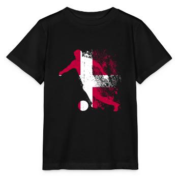 National team Denmark Football World Cup - Stanley/Stella MINI CREATOR Kids’ T-Shirt - black - Front - Mikhail (115cm)