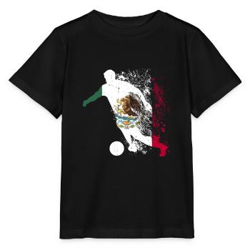 Mexico National Team World Cup - Stanley/Stella MINI CREATOR Kids’ T-Shirt - black - Front - Mikhail (115cm)