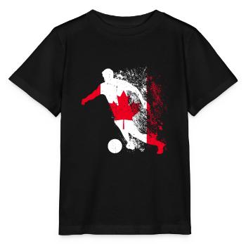 National Team Canada Football World Cup - Stanley/Stella MINI CREATOR Kids’ T-Shirt - black - Front - Mikhail (115cm)