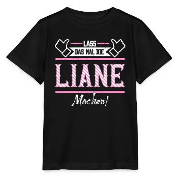 Liane Geschenkidee Geschenk Geburtstag - Stanley/Stella Kinder T-Shirt MINI CREATOR  - Schwarz - Vorne - Mikhail (115cm)