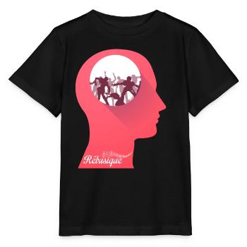 In your head Zombie - T-shirt bio MINI CREATOR Stanley/Stella Enfant - noir - Devant - Mikhail (115cm)