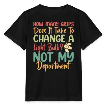 Combien de poignées faut-il au hasard .. - T-shirt bio MINI CREATOR Stanley/Stella Enfant - noir - Devant - Mikhail (115cm)