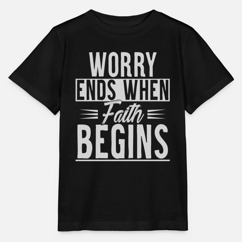 Faith and Motivation - Stanley/Stella Kinder T-Shirt MINI CREATOR  - Schwarz