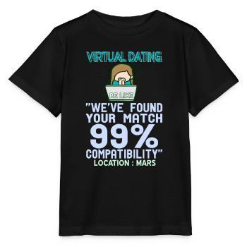 Rencontres virtuelles Funny Compatibilité Lieu Mars - T-shirt bio MINI CREATOR Stanley/Stella Enfant - noir - Devant - Mikhail (115cm)