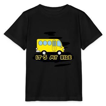 Busfahrer - Stanley/Stella Kinder T-Shirt MINI CREATOR  - Schwarz - Vorne - Mikhail (115cm)