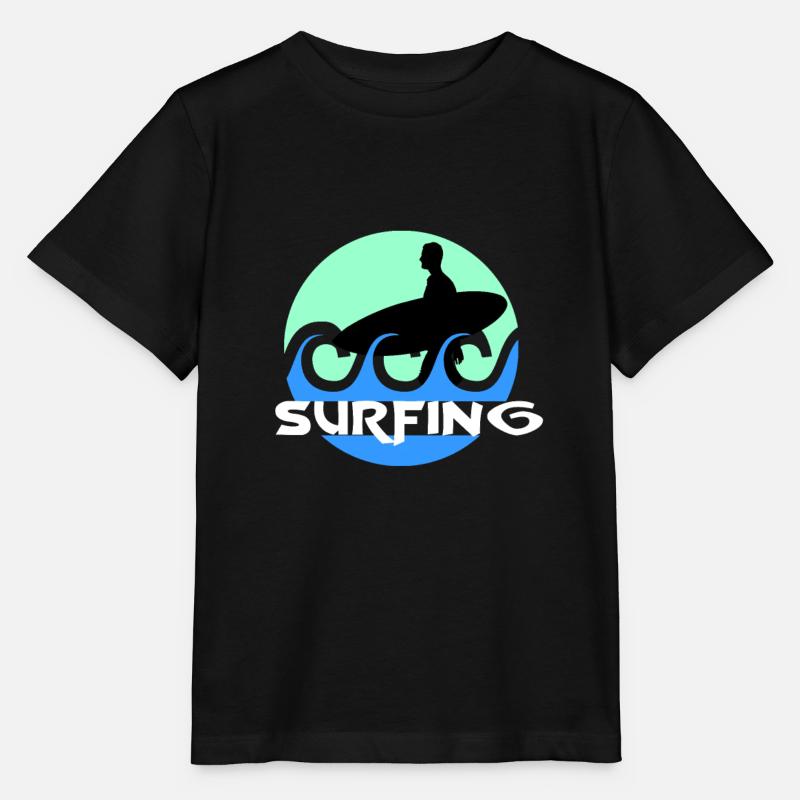 Surf - T-shirt bio MINI CREATOR Stanley/Stella Enfant - noir