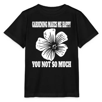 Gärtner Garten Obstgarten Geschenk Hobbygärtner - Stanley/Stella Kinder T-Shirt MINI CREATOR  - Schwarz - Vorne - Mikhail (115cm)