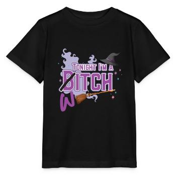 Tonight I M A Witch - Stanley/Stella MINI CREATOR Kids’ T-Shirt - black - Front - Mikhail (115cm)