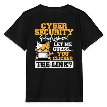 Cybersecurity Cyber Security MFA Hacker Pentester - Stanley/Stella Kinder T-Shirt MINI CREATOR  - Schwarz - Vorne - Mikhail (115cm)