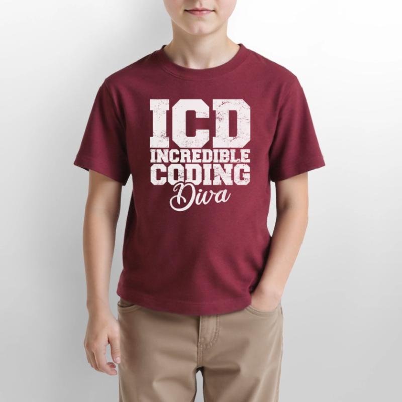 Codeur médical drôle Facturation Incroyable diva du codage T-shirt bio MINI CREATOR Stanley/Stella Enfant
