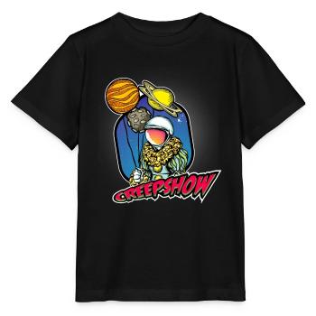 Astronaut - Stanley/Stella MINI CREATOR Kids’ T-Shirt - black - Front - Mikhail (115cm)