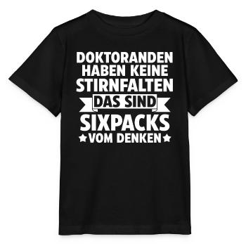 Doktor Abschluss Doktorand Promotion Doktortitel - Stanley/Stella Kinder T-Shirt MINI CREATOR  - Schwarz - Vorne - Mikhail (115cm)