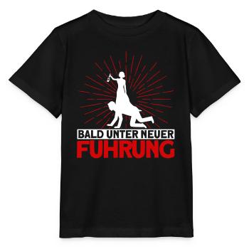 Bald unter Neuer Führung - Stanley/Stella Kinder T-Shirt MINI CREATOR  - Schwarz - Vorne - Mikhail (115cm)