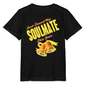 Just Found My Soulmate This Year Retro Soulmate - Stanley/Stella MINI CREATOR Kids’ T-Shirt - black - Front - Mikhail (115cm)