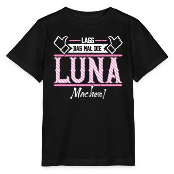 Luna Geschenkidee Geschenk Geburtstag - Stanley/Stella Kinder T-Shirt MINI CREATOR  - Schwarz - Vorne - Mikhail (115cm)
