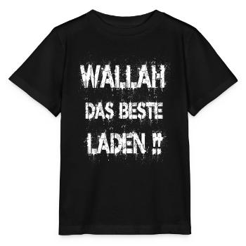 Wallah das beste laden!! Lustiges Outfit - Stanley/Stella Kinder T-Shirt MINI CREATOR  - Schwarz - Vorne - Mikhail (115cm)
