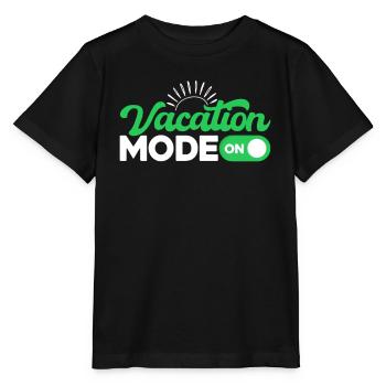 Vacation Mode On - Stanley/Stella MINI CREATOR Kids’ T-Shirt - black - Front - Mikhail (115cm)