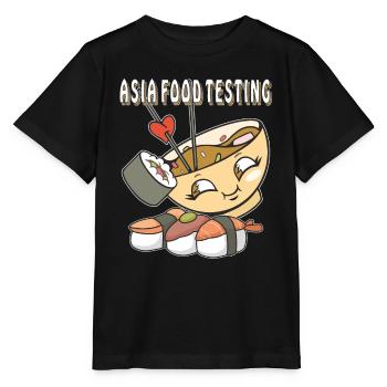 ASIA FOOD TESTING - Stanley/Stella MINI CREATOR Kids’ T-Shirt - black - Front - Mikhail (115cm)