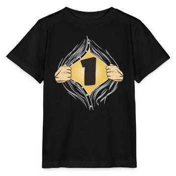1 TMISE SUR - T-shirt bio MINI CREATOR Stanley/Stella Enfant - noir - Devant - Mikhail (115cm)