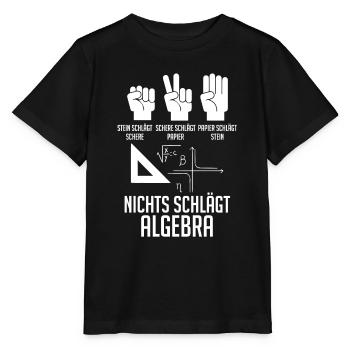 Mathematik Mathe Rechnen Algebra - Stanley/Stella Kinder T-Shirt MINI CREATOR  - Schwarz - Vorne - Mikhail (115cm)