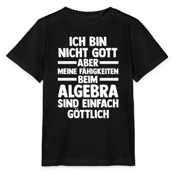 Mathematik Mathe Rechnen Algebra - Stanley/Stella Kinder T-Shirt MINI CREATOR  - Schwarz - Vorne - Mikhail (115cm)