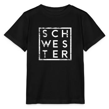 Schwester Minimalismus - Stanley/Stella Kinder T-Shirt MINI CREATOR  - Schwarz - Vorne - Mikhail (115cm)