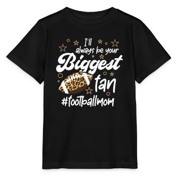 Football américain Mama Fan Support Footballmom - T-shirt bio MINI CREATOR Stanley/Stella Enfant - noir - Devant - Mikhail (115cm)