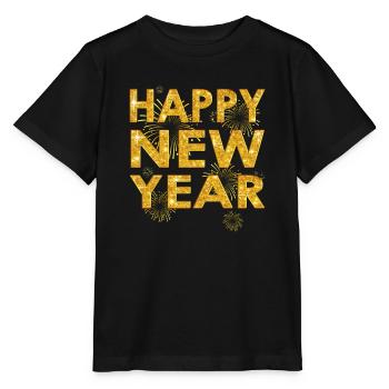 New Years Eve Party Outfit - Happy New Year - Stanley/Stella MINI CREATOR Kids’ T-Shirt - black - Front - Mikhail (115cm)