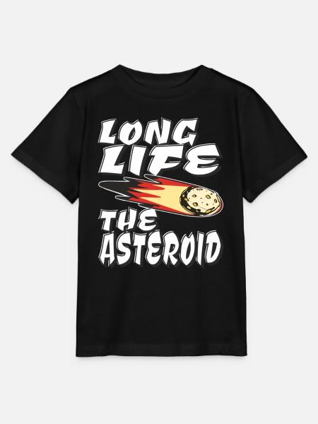 LONG LIFE THE ASTEROID - Stanley/Stella Kinder T-Shirt MINI CREATOR  - Schwarz