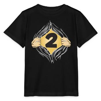 2 METTRE UNE CHEMISE - T-shirt bio MINI CREATOR Stanley/Stella Enfant - noir - Devant - Mikhail (115cm)