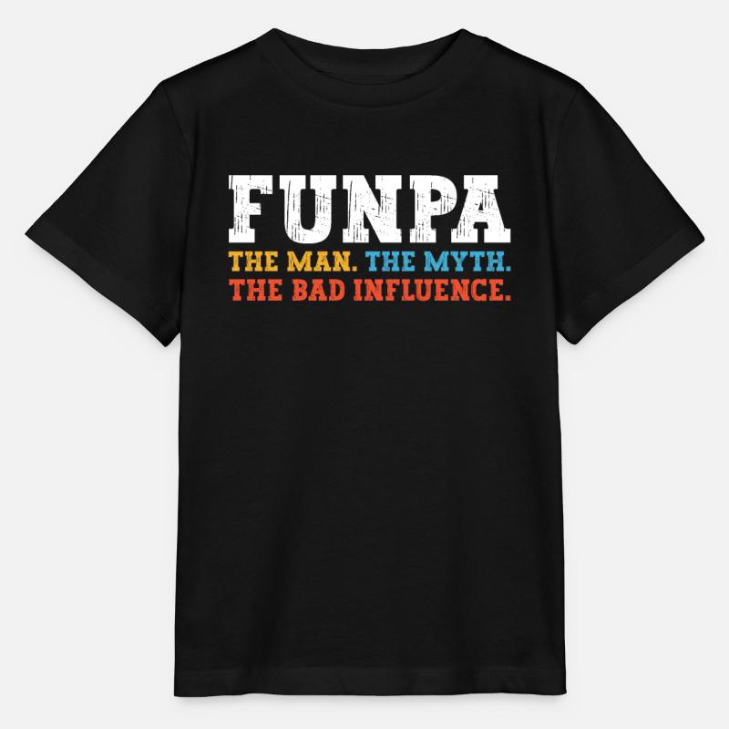 Funpa Definition Der Mann Der Mythos Der - Stanley/Stella Kinder T-Shirt MINI CREATOR - Schwarz