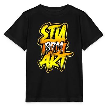 Stuttgart 0711 - Stanley/Stella Kinder T-Shirt MINI CREATOR  - Schwarz - Vorne - Mikhail (115cm)