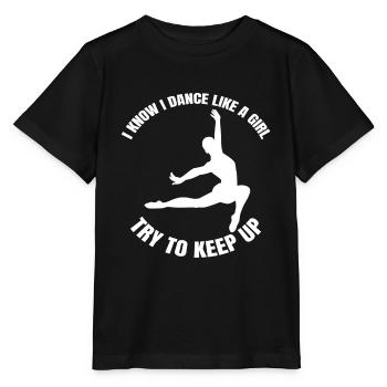 Ballett Tänzerin Geschenk Tanz Ballerina Tanzkurs - Stanley/Stella Kinder T-Shirt MINI CREATOR  - Schwarz - Vorne - Mikhail (115cm)