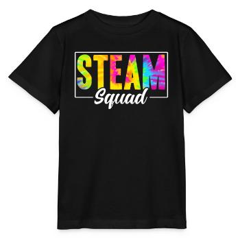 Steam Squad - Stanley/Stella MINI CREATOR Kids’ T-Shirt - black - Front - Mikhail (115cm)