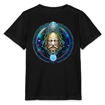 Entité Elfe Machine de Dimension Supérieure - T-shirt bio MINI CREATOR Stanley/Stella Enfant - noir - Devant - Mikhail (115cm)