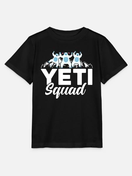 Yeti Squad - Stanley/Stella Kinder T-Shirt MINI CREATOR - Schwarz