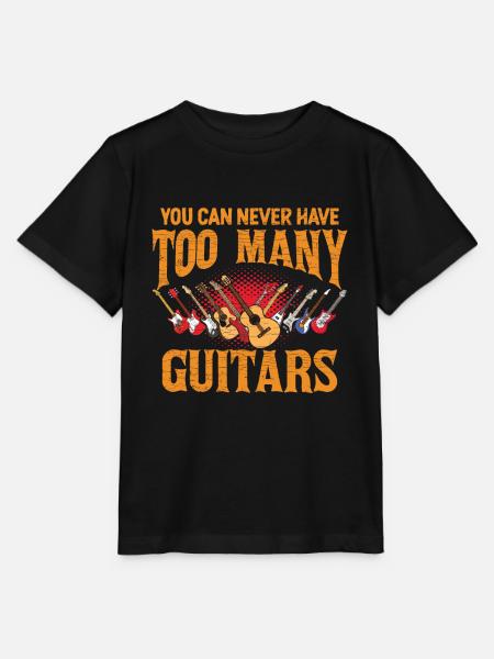 Gitarre Gitarrenspieler Geschenkidee - Stanley/Stella Kinder T-Shirt MINI CREATOR - Schwarz