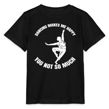 Dancing Hobby Dancer Sport Gift Dance Sport - Stanley/Stella MINI CREATOR Kids’ T-Shirt - black - Front - Mikhail (115cm)