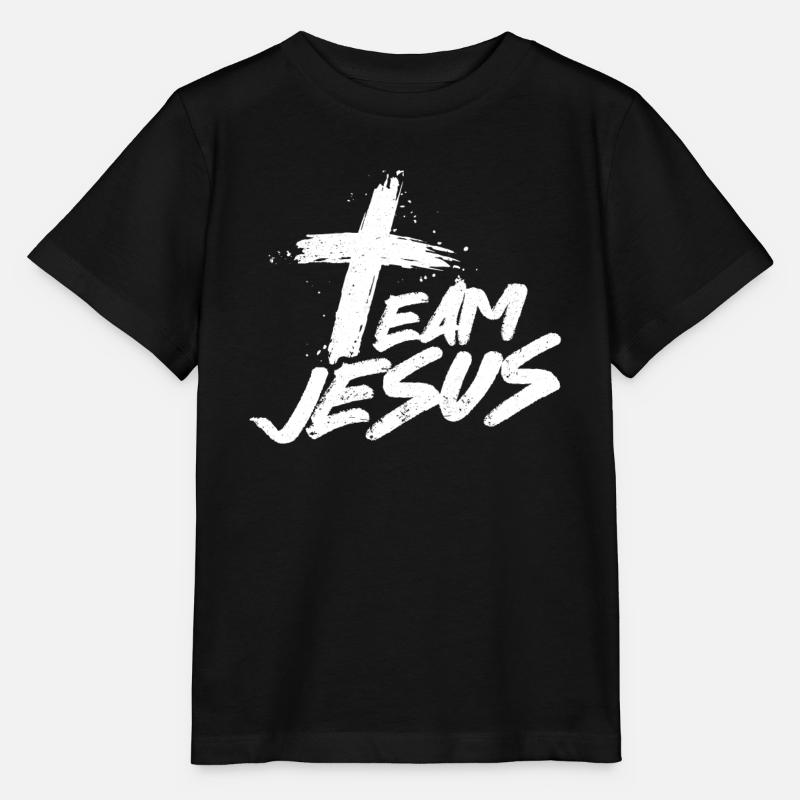 Équipe Jésus - T-shirt bio MINI CREATOR Stanley/Stella Enfant - noir